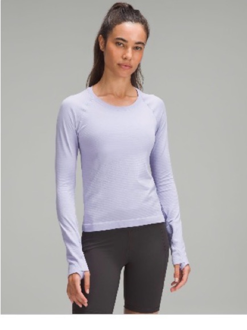 Lululemon Swiftly Tech Lightweight Lilac Women's Top